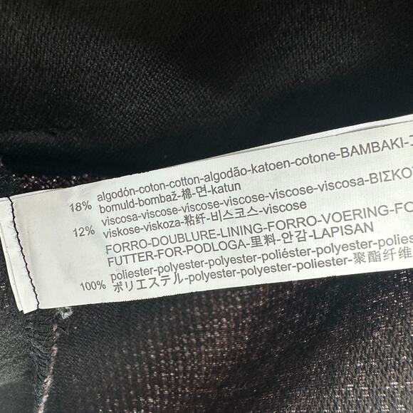 Bershka Size Medium Large Dress Coat Snap Front has‎ Pockets Pink Red White - Picture 5 of 5